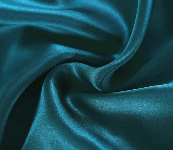 Mulberry Silk Charmeuse Plain Dyed Fabric 100 Percent Silk