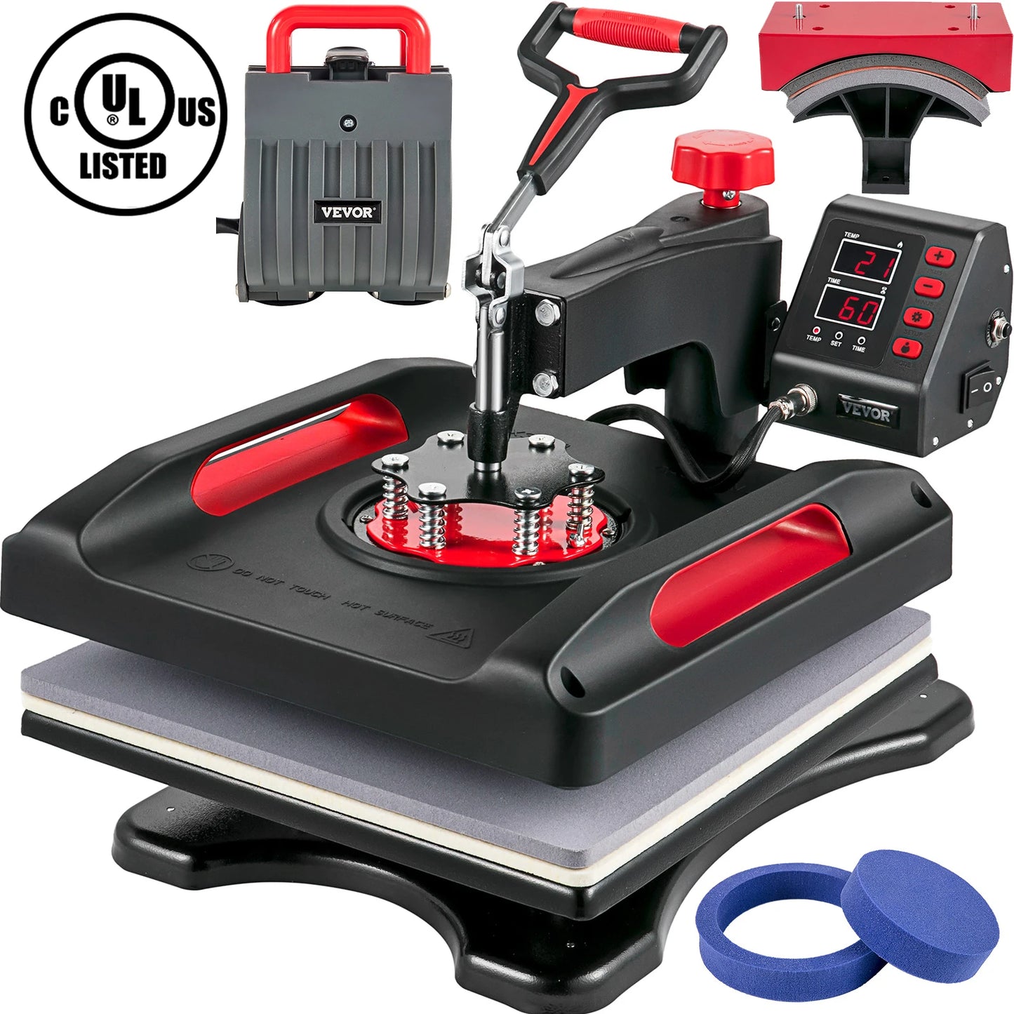 SucceBuy 5 In 1 Multifunctional Heat Press Sublimation