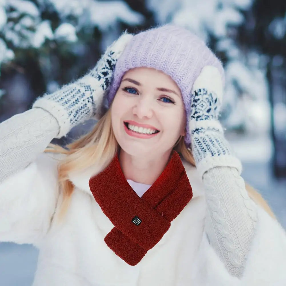 Hign-Concerned Electric Heated Scarf With Neck Heating Pad