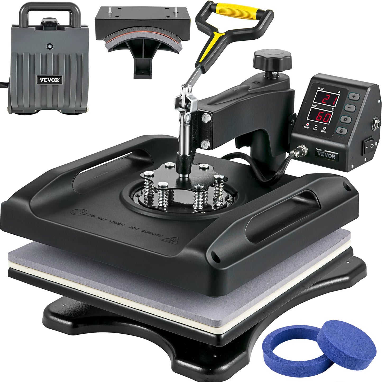 SucceBuy 5 In 1 Multifunctional Heat Press Sublimation