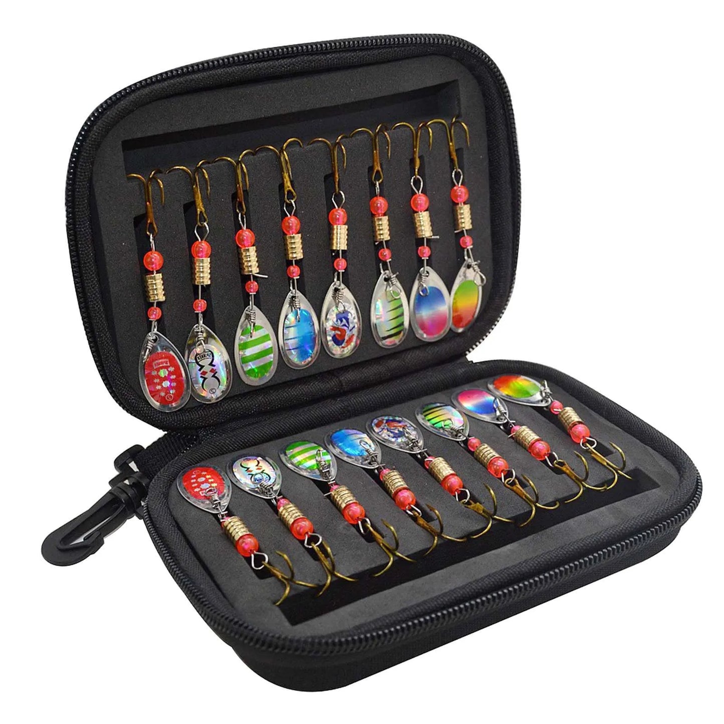Frolic And Grow Hand Crank Spinnerbait Set with Storage Bag