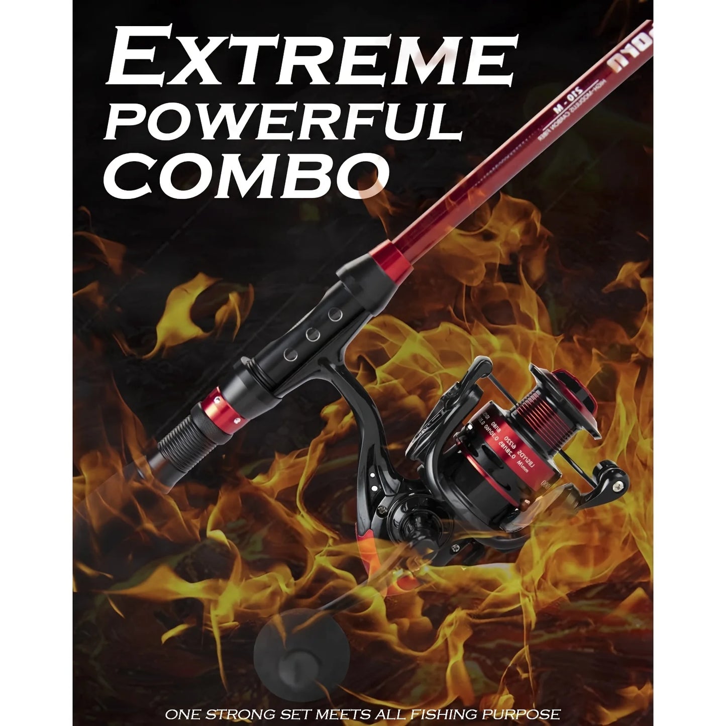Ghosthorn Telescopic Fishing Rod And Reel Combo Kit