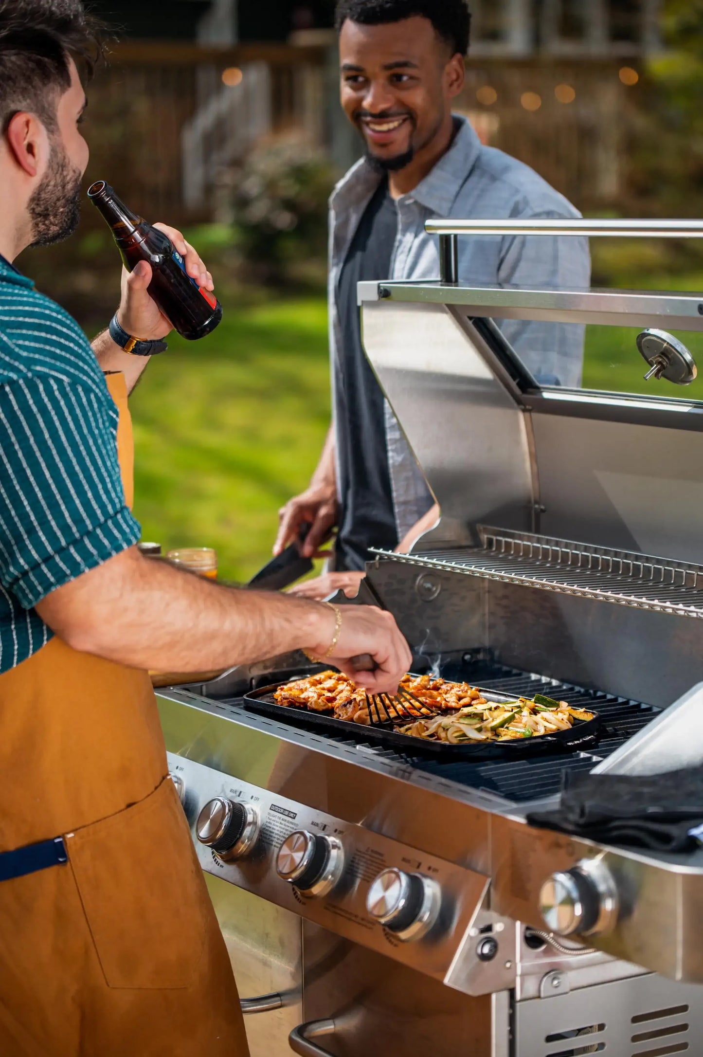 Lodge Seasoned Cast Iron Reversible Grill Griddle Pan