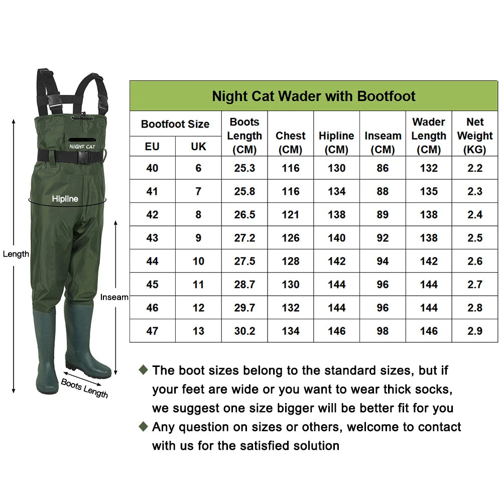 Function Waterproof Breathable Chest Fishing Waders Boots