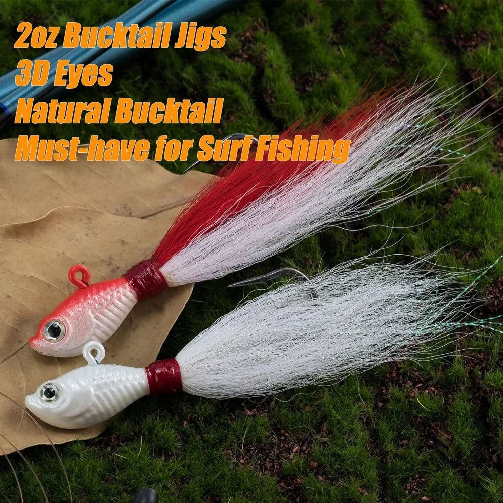 Surf Rod and Reel Combination Saltwater Fishing Tackle Set