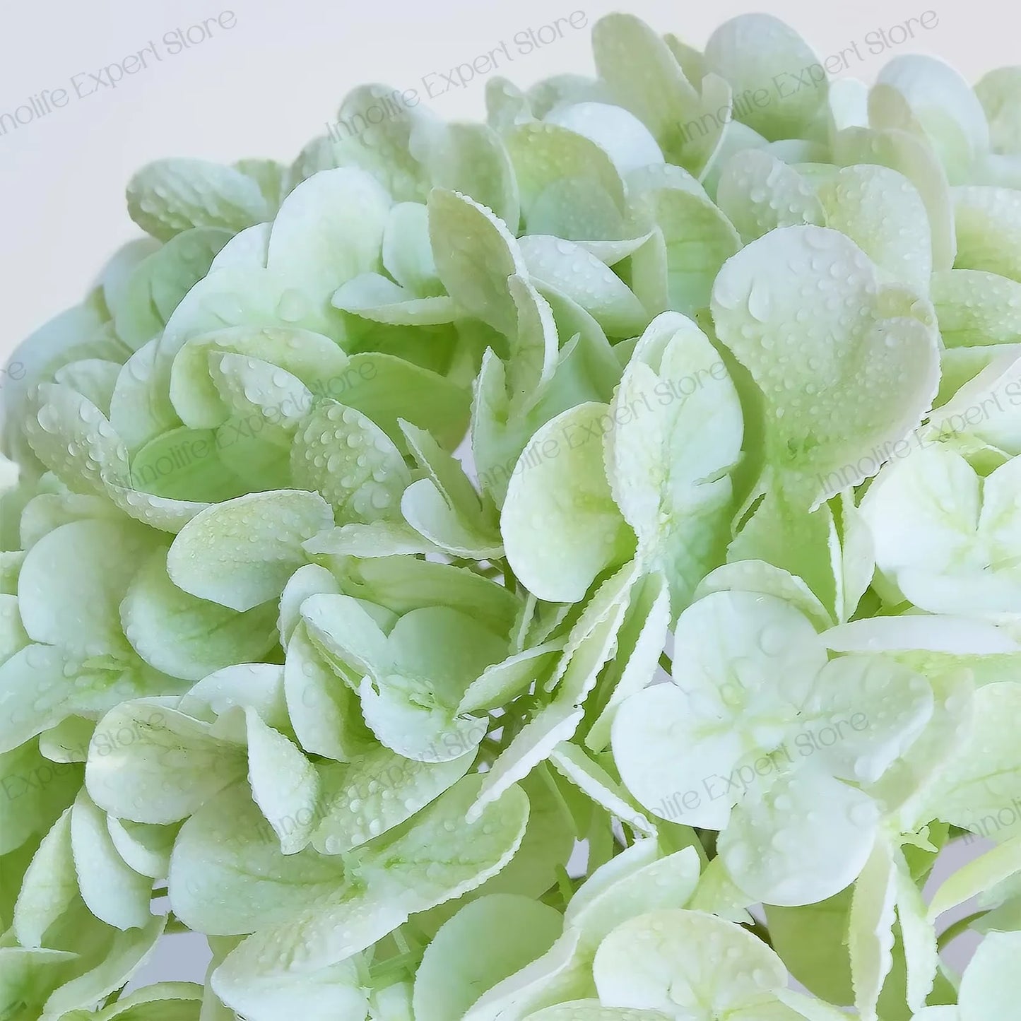 2 to 8 Pieces Artificial Hydrangeas 21 Inch Real Touch Latex Faux Hydrangea for Party Wedding Home Decor Outdoor Bouquet