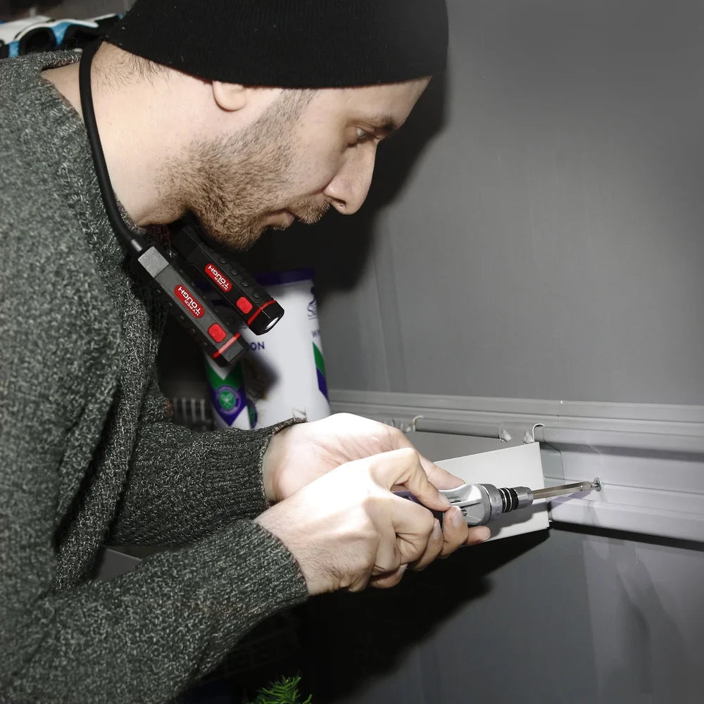 XMSJ 3 Pack Led Handsfree Portable Flex Work Light