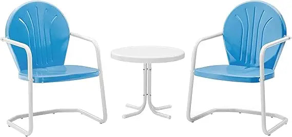 Griffith Retro Metal Bistro Outdoor Chair And Table Set