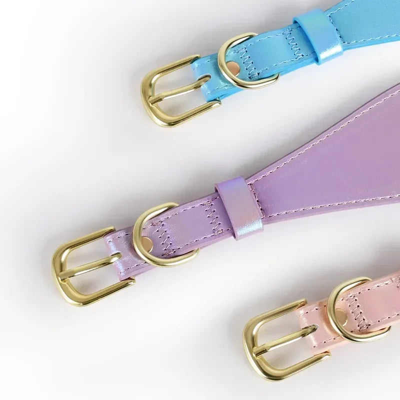 Guangdong Reflective Leather Dog Collar Light Reflecting