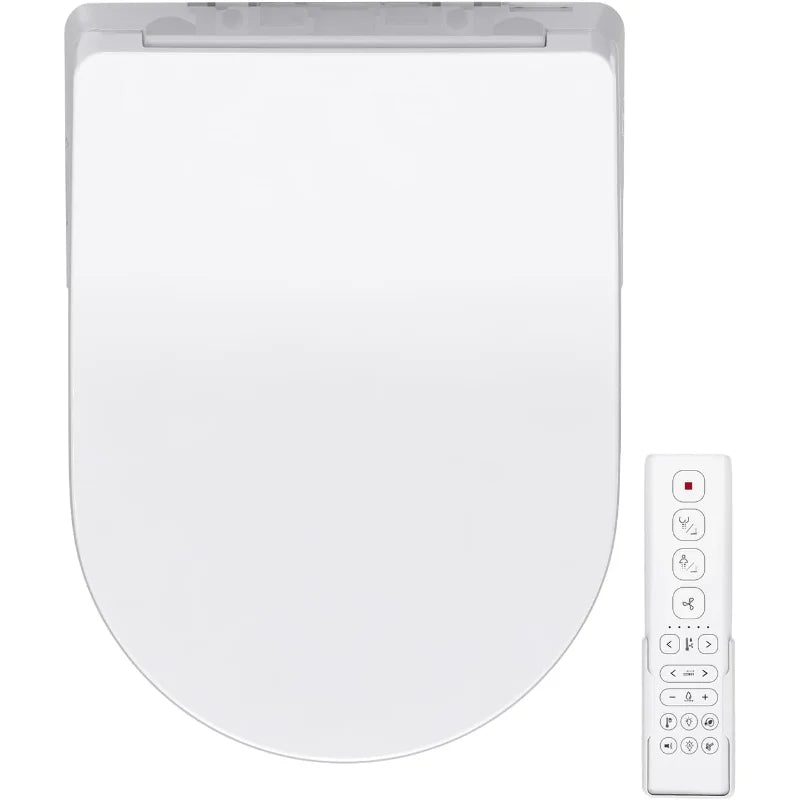 Smart Electronic Bidet Toilet Seat with Heated Lid and Warm Water