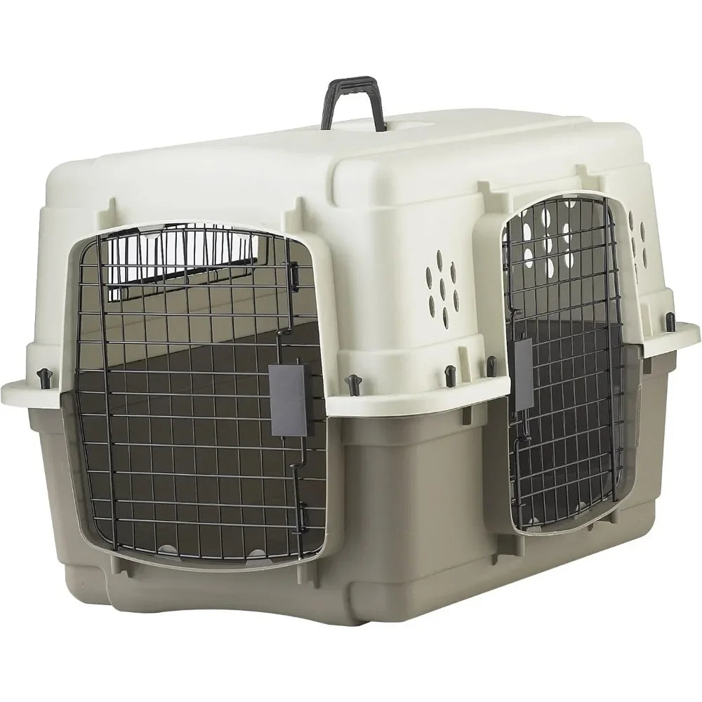 Hign-concerned Two Door Dog Crate for Air Transport