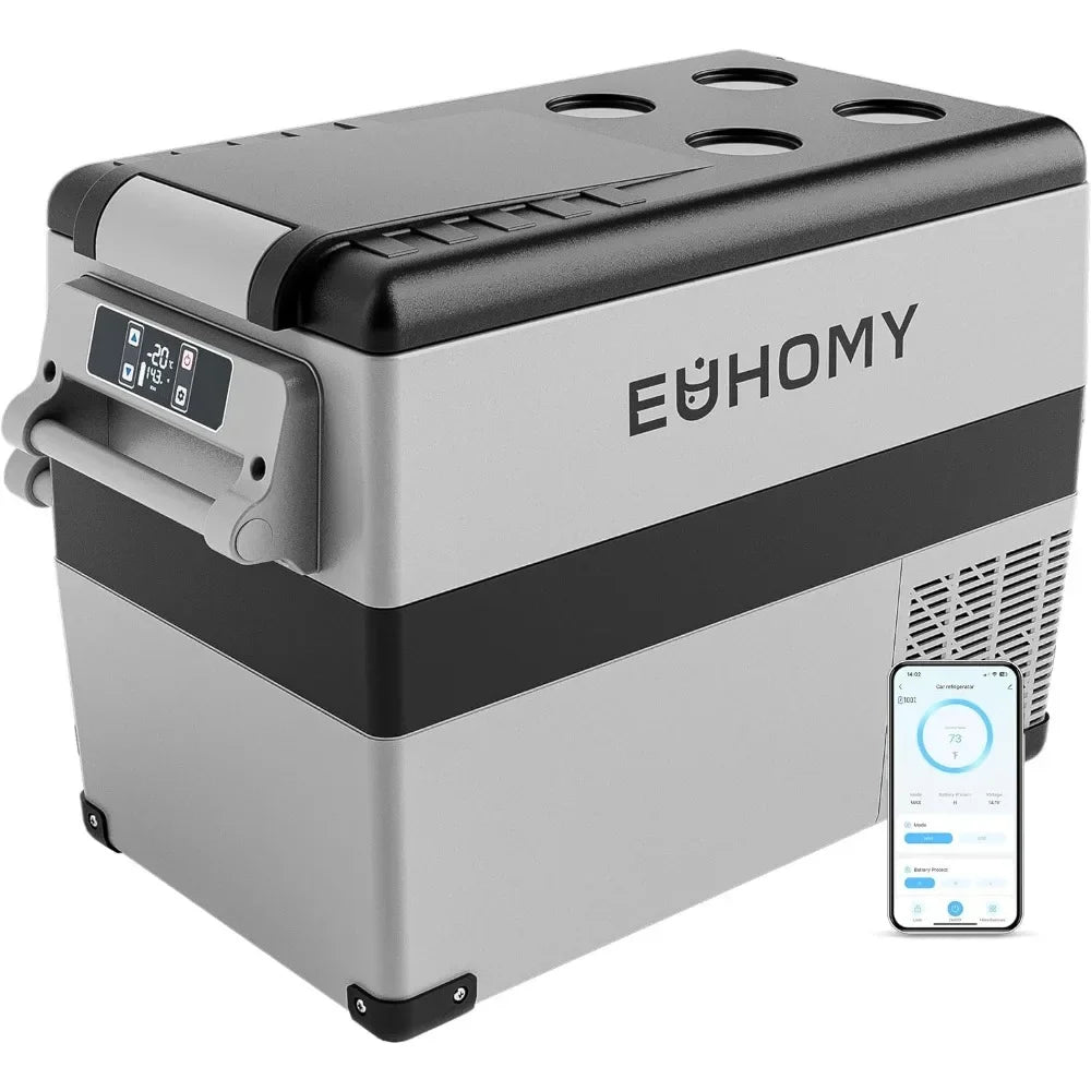 Portable 48QT Car Refrigerator with APP Control for Camping