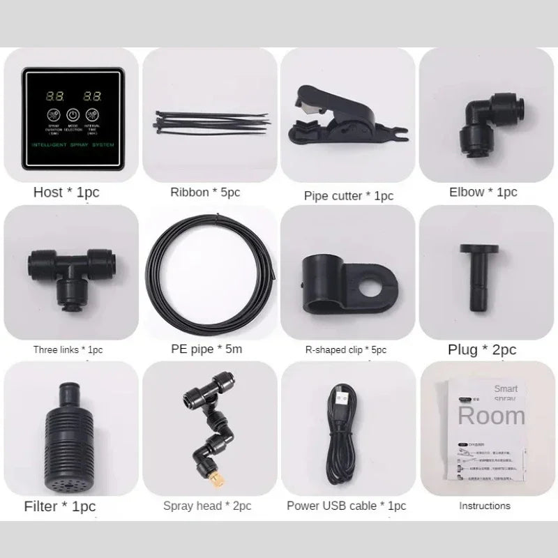Intelligent Automatic Reptile Fogger with Touch Screen Control