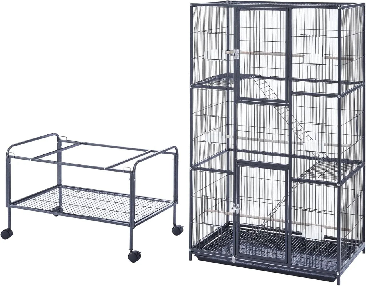 Large Bird Cage – Easy Clean Metal Design