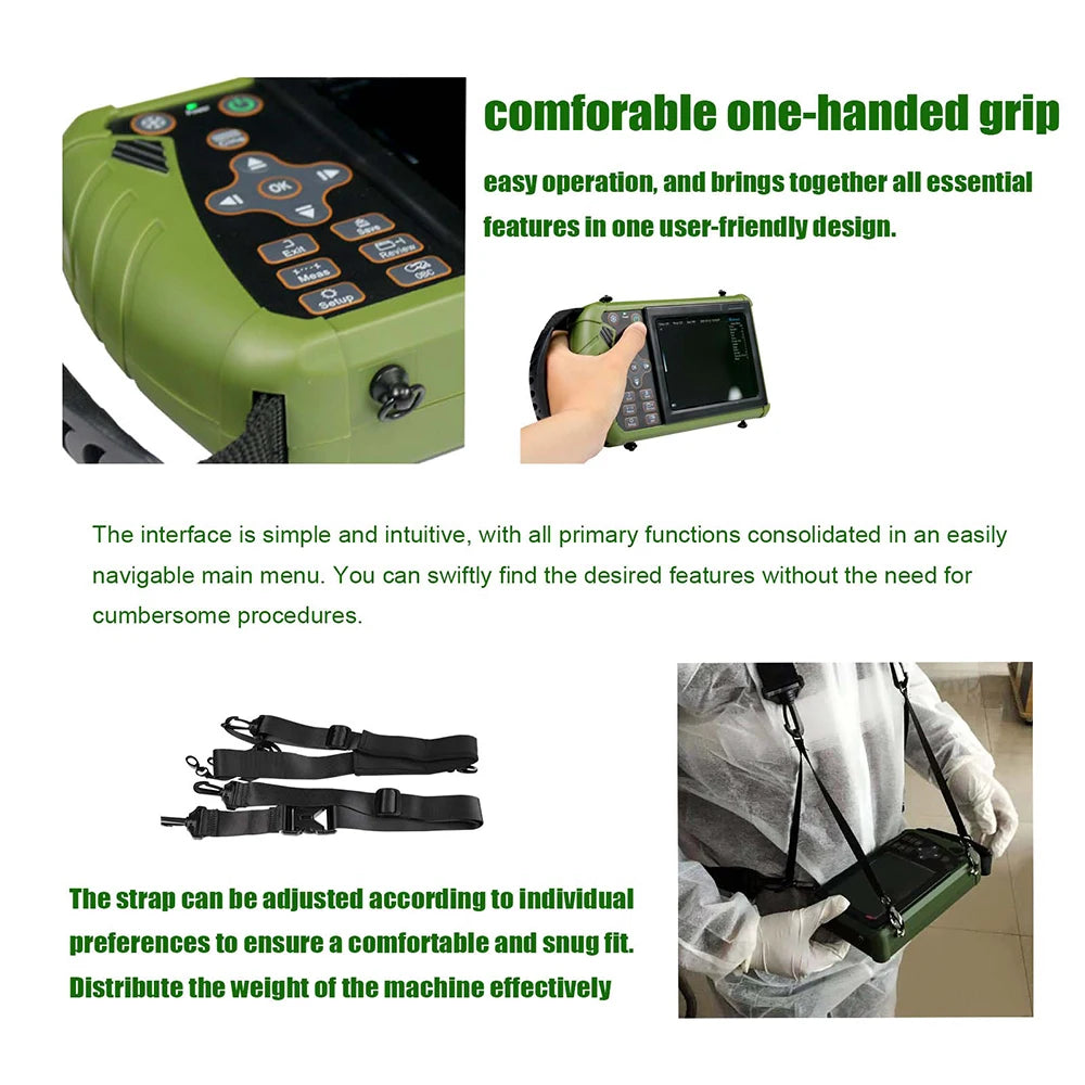 Dawei Veterinary Ultrasound Scanner With 3.5MHz Convex Probe