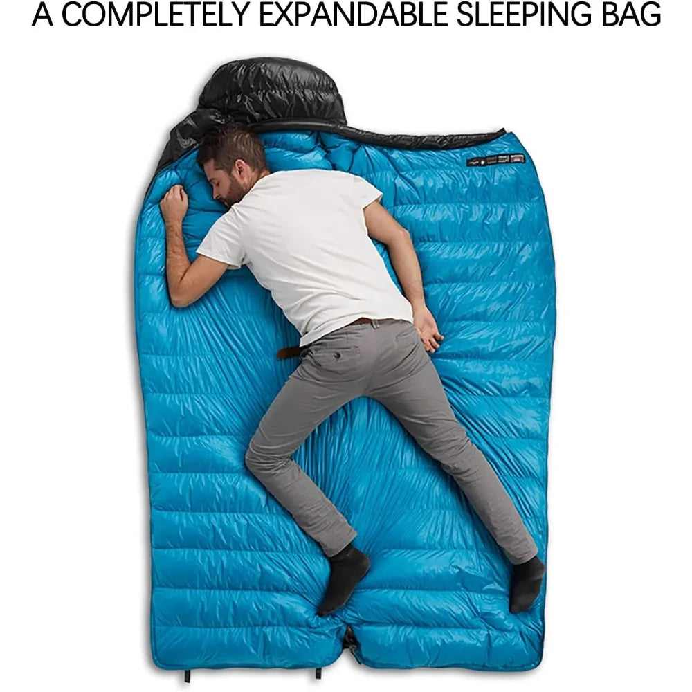 Hign-Con Concerned Ultralight Down Cold Weather Sleeping Bag