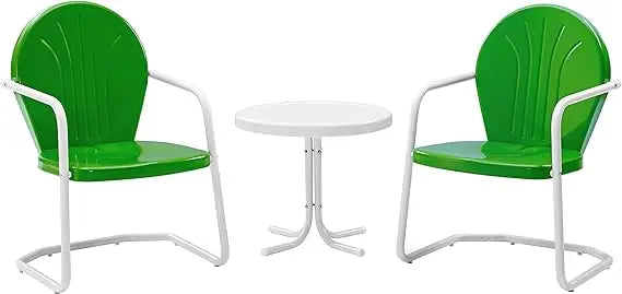 Griffith Retro Metal Bistro Outdoor Chair And Table Set