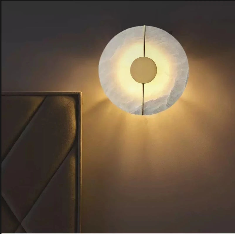 Modern Creative Marble Wall Lamp by NoEnName