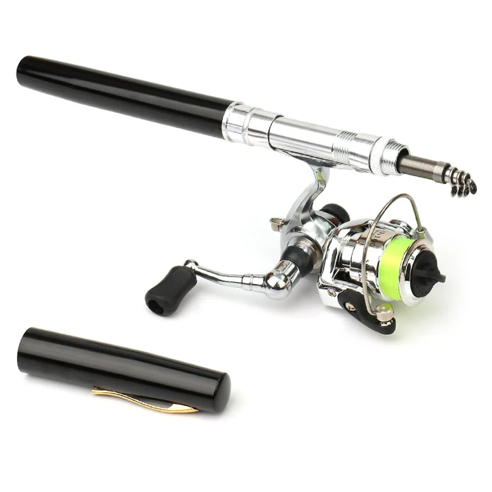 Tomshoo Pocket Collapsible Fishing Rod Reel Combo Kit