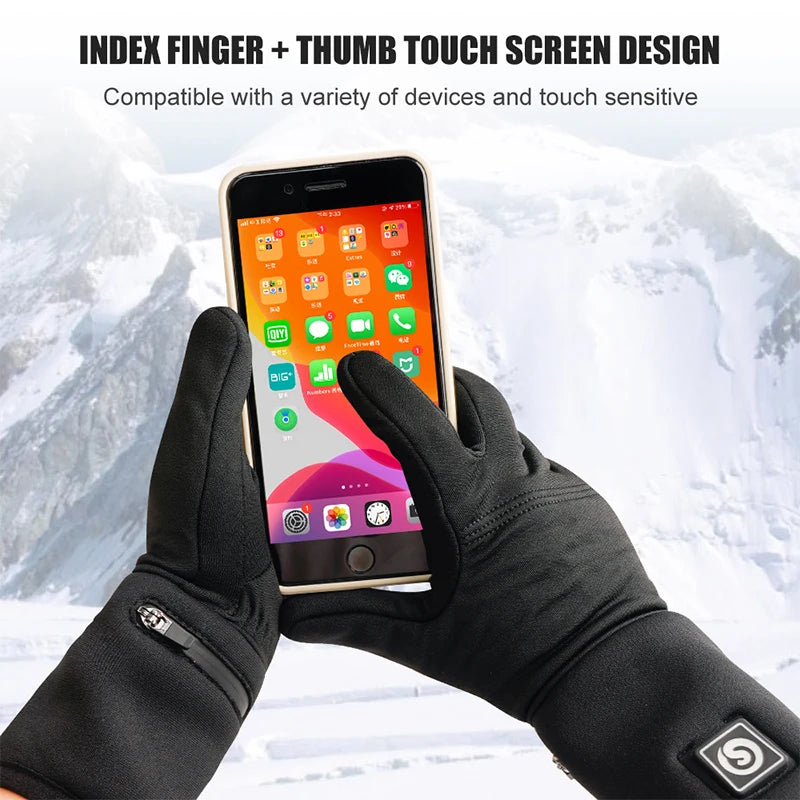 Savior Heat Heated Gloves Liner Battery Powered Touchscreen