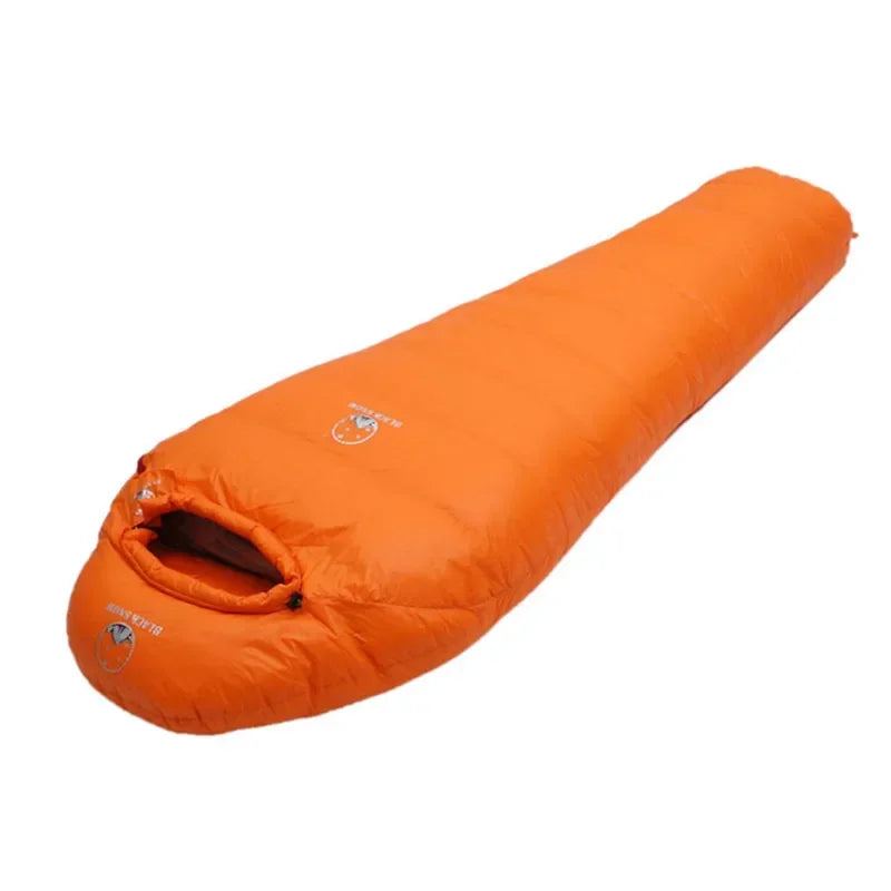 BLACNSNOW Adult Mummy Style Goose Down Sleeping Bag Winter Use