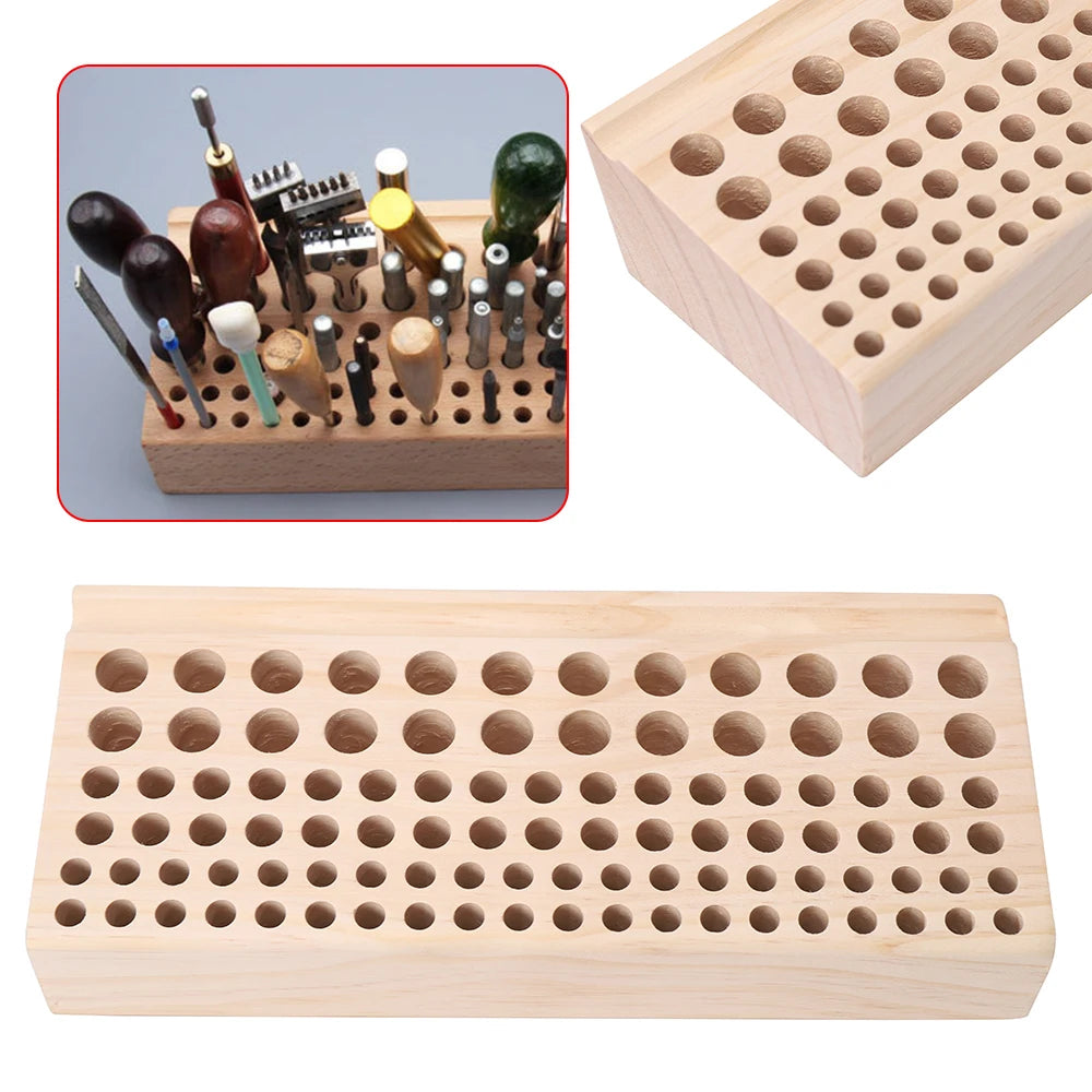 Hign-concerned 98 Hole Leather Carving Tool Storage Box