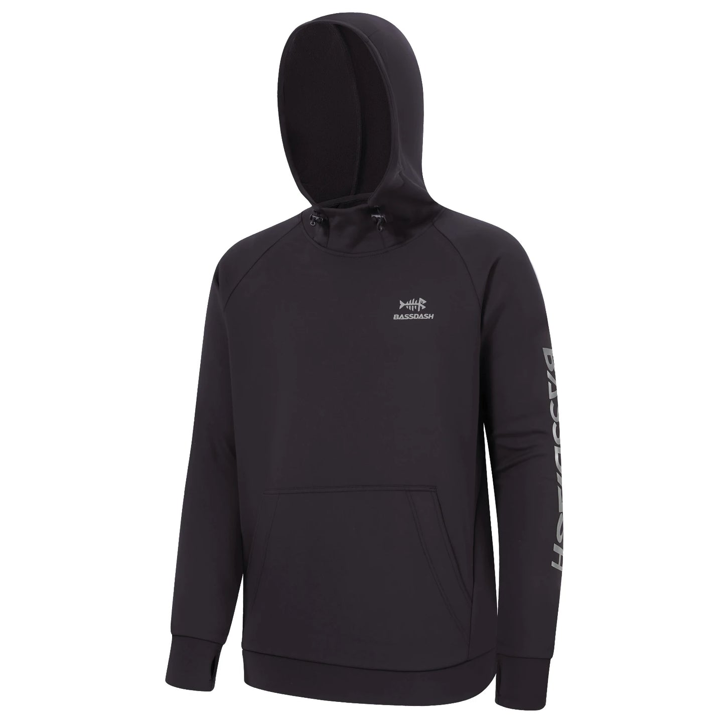 Bassdash Men's Water Resistant Fleece Lined Fishing Hoodie