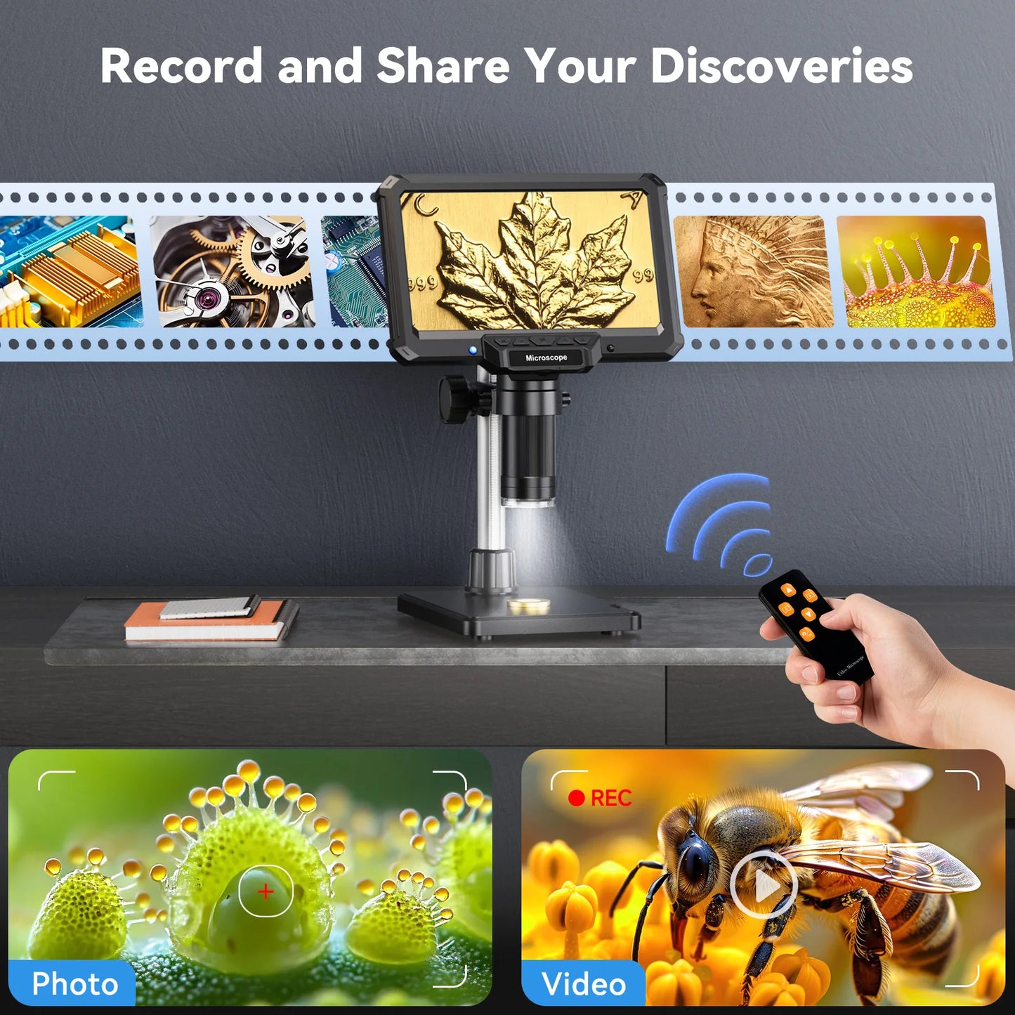 Hayve 1200X 16MP Digital Microscope Camera For Soldering