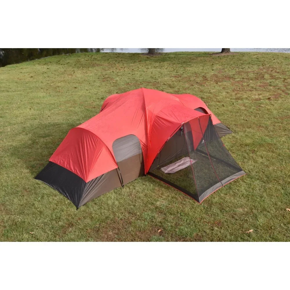 10-Person Family Camping Tent Easy Setup 21 Feet by 15 Feet