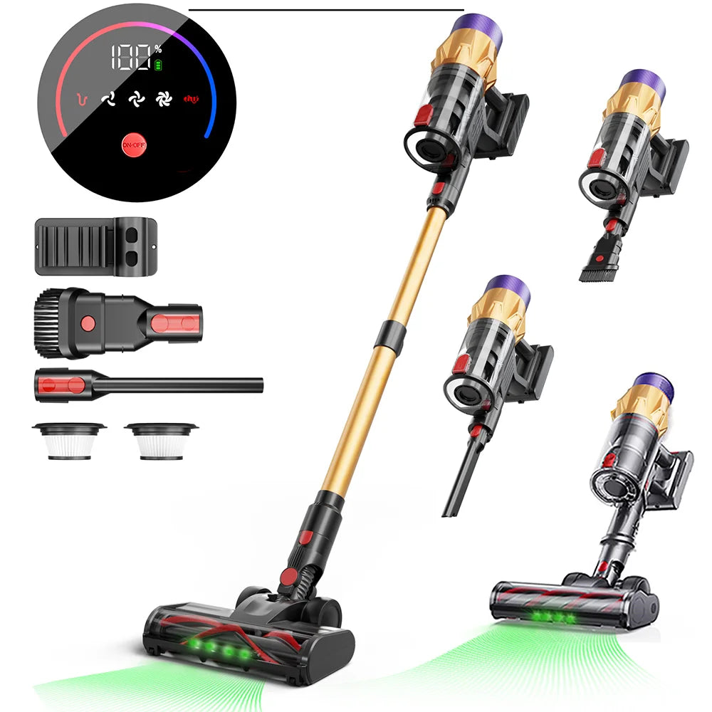 Blossom Wireless Vacuum Cleaner Strong Suction HEPA Filter