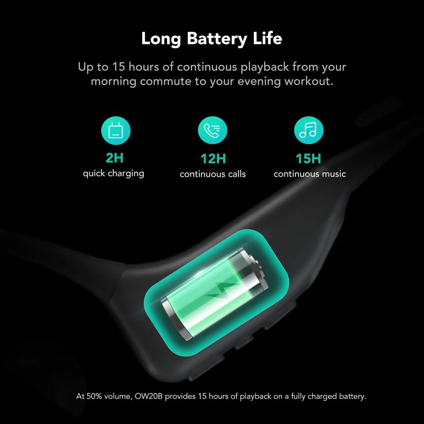 Nearstream Wireless Open Ear Bluetooth 5.3 MultiPoint