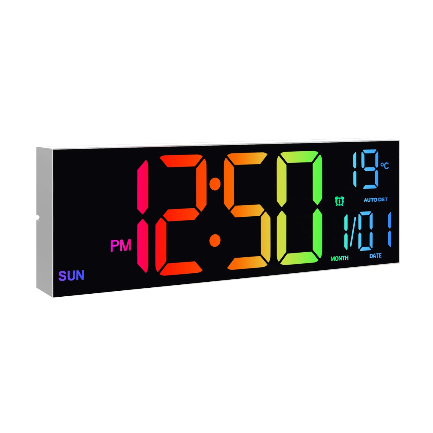 Hign Concerned Chemical Digital Wall Clock With Remote