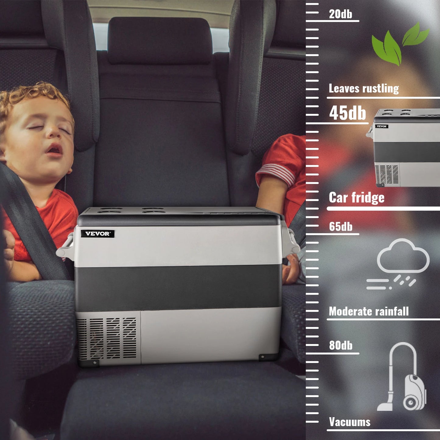 Portable Car Refrigerator Mini Fridge Freezer Compressor Cooler