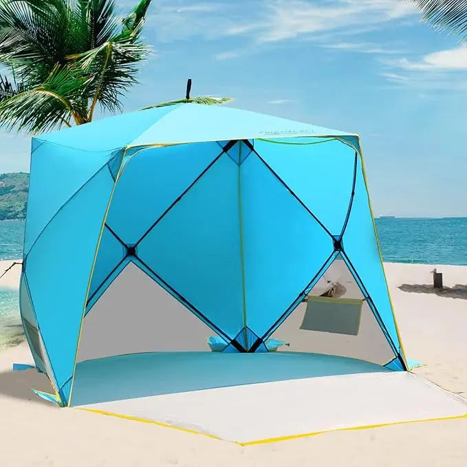 XMSJ Pop Up Beach Tent Portable UPF50 Sun Shelter Camping