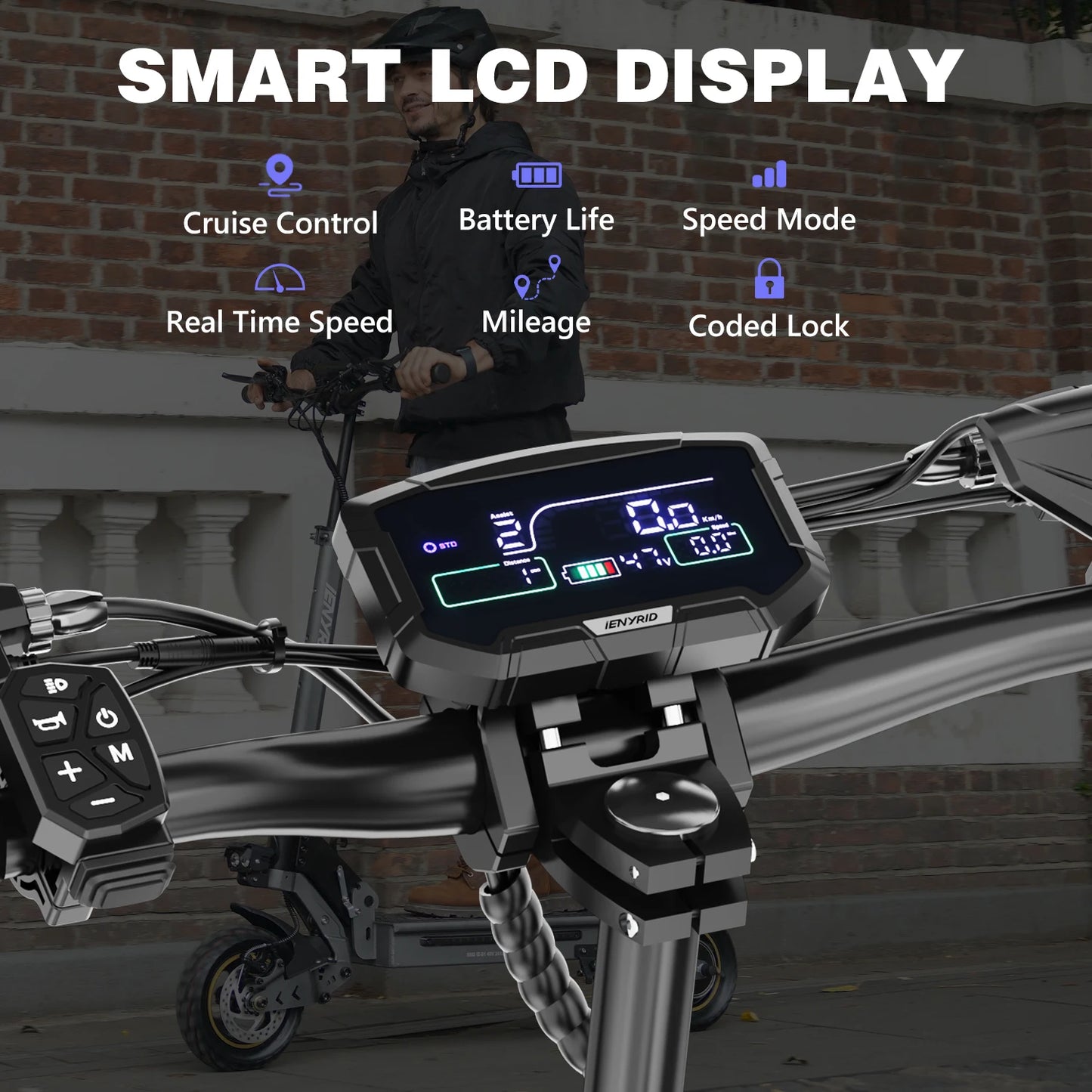 CN Guangdong 800W Electric Scooter Off Road IE S1 Pro
