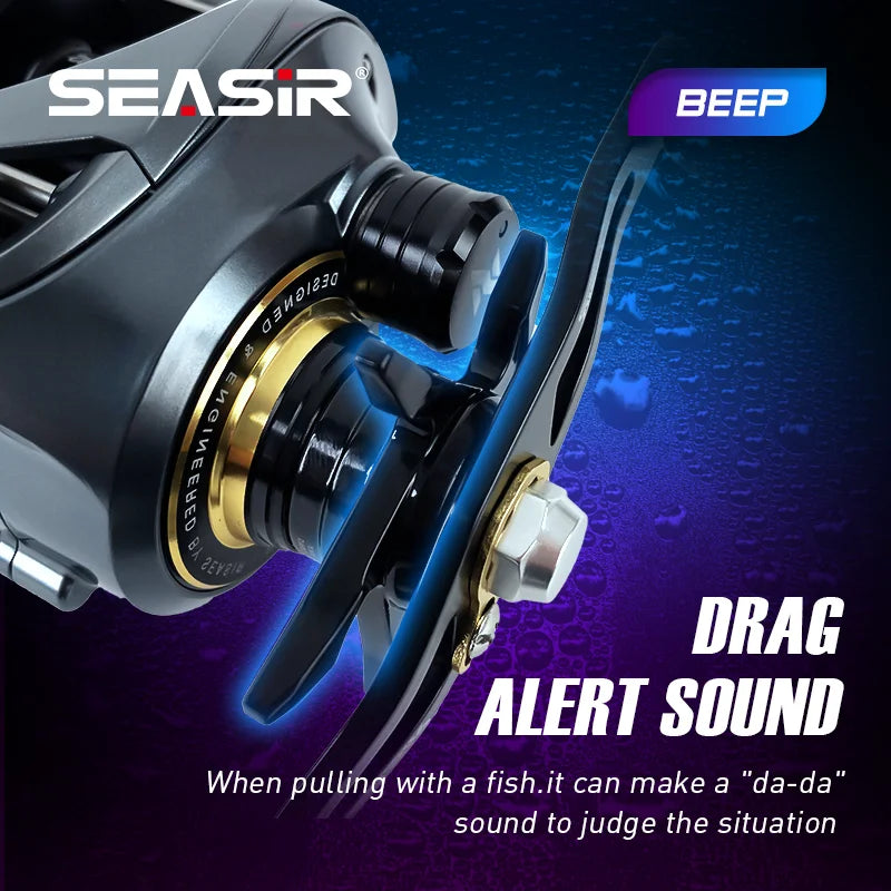 SeaSir Cast X Baitcasting Reel 7.3 To 1 Gear Ratio