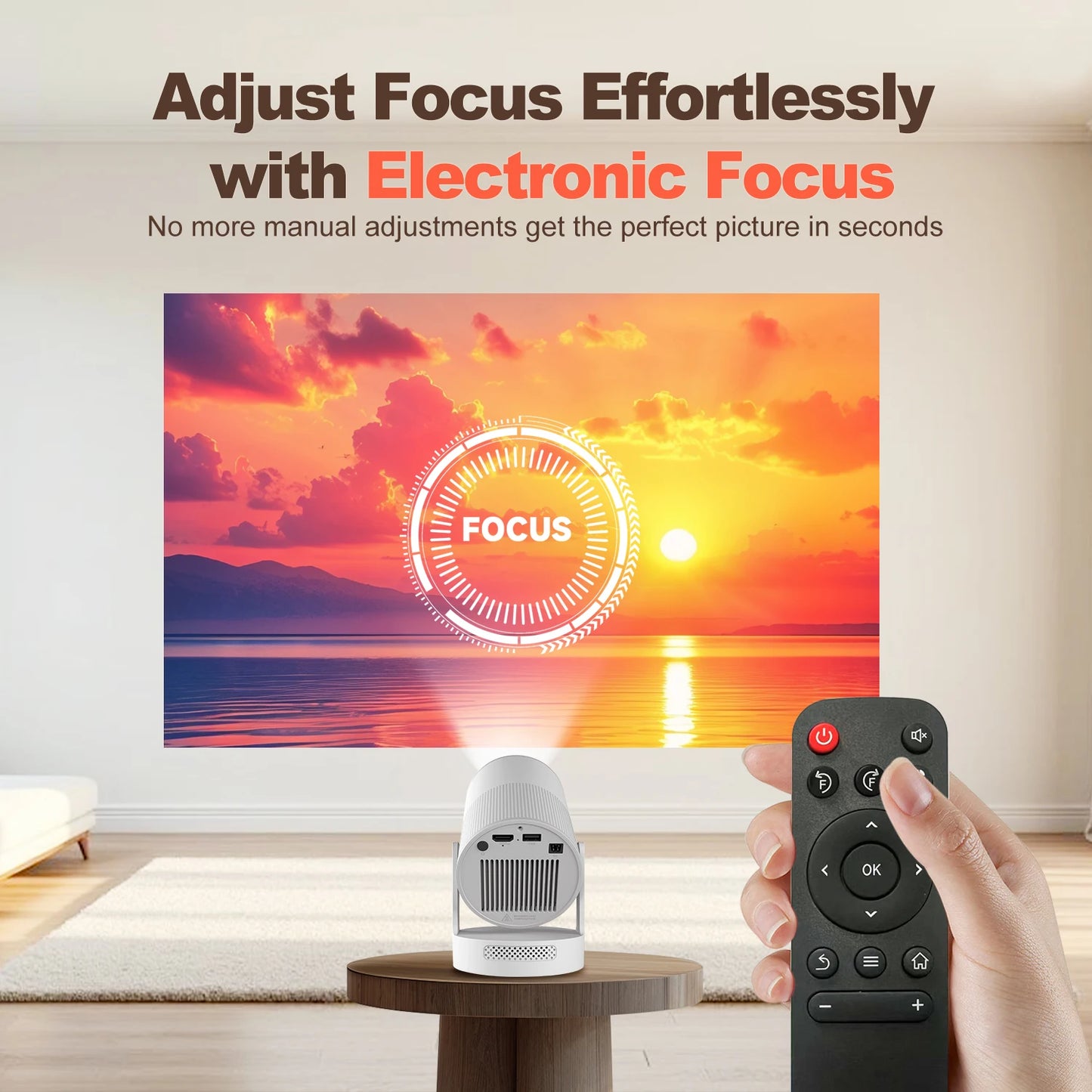 Magcubic HY300 Portable Projector With Android Built In