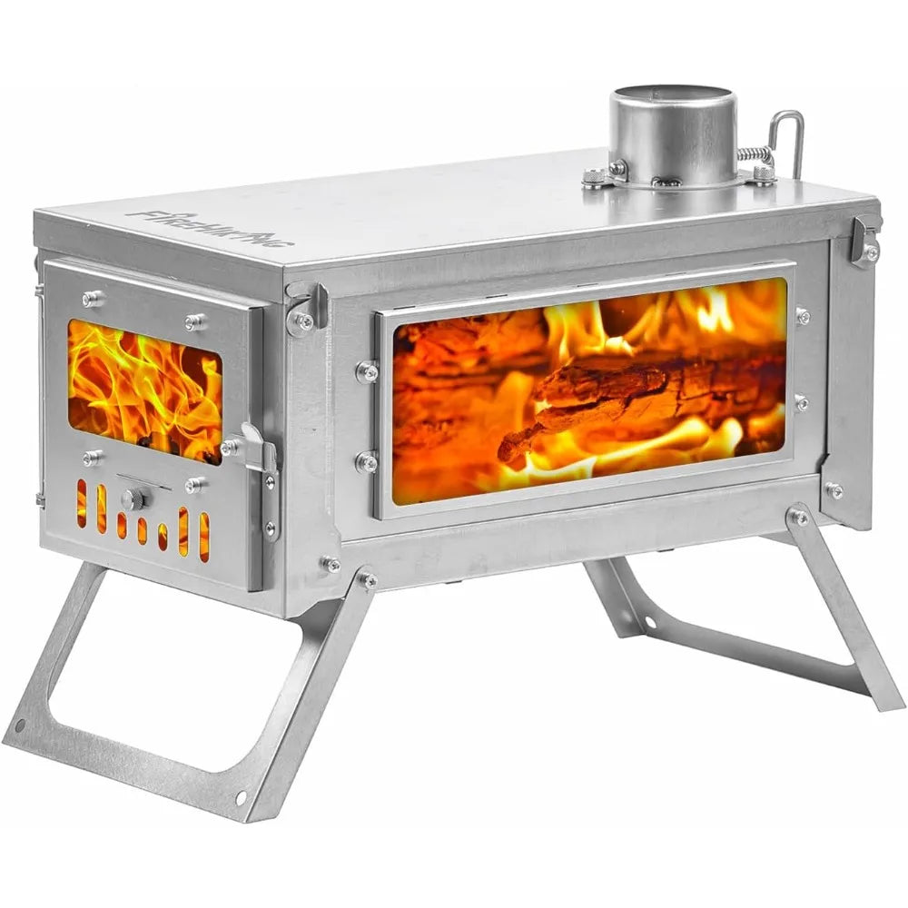 Titanium Portable Folding Stove For Camping Backpacking