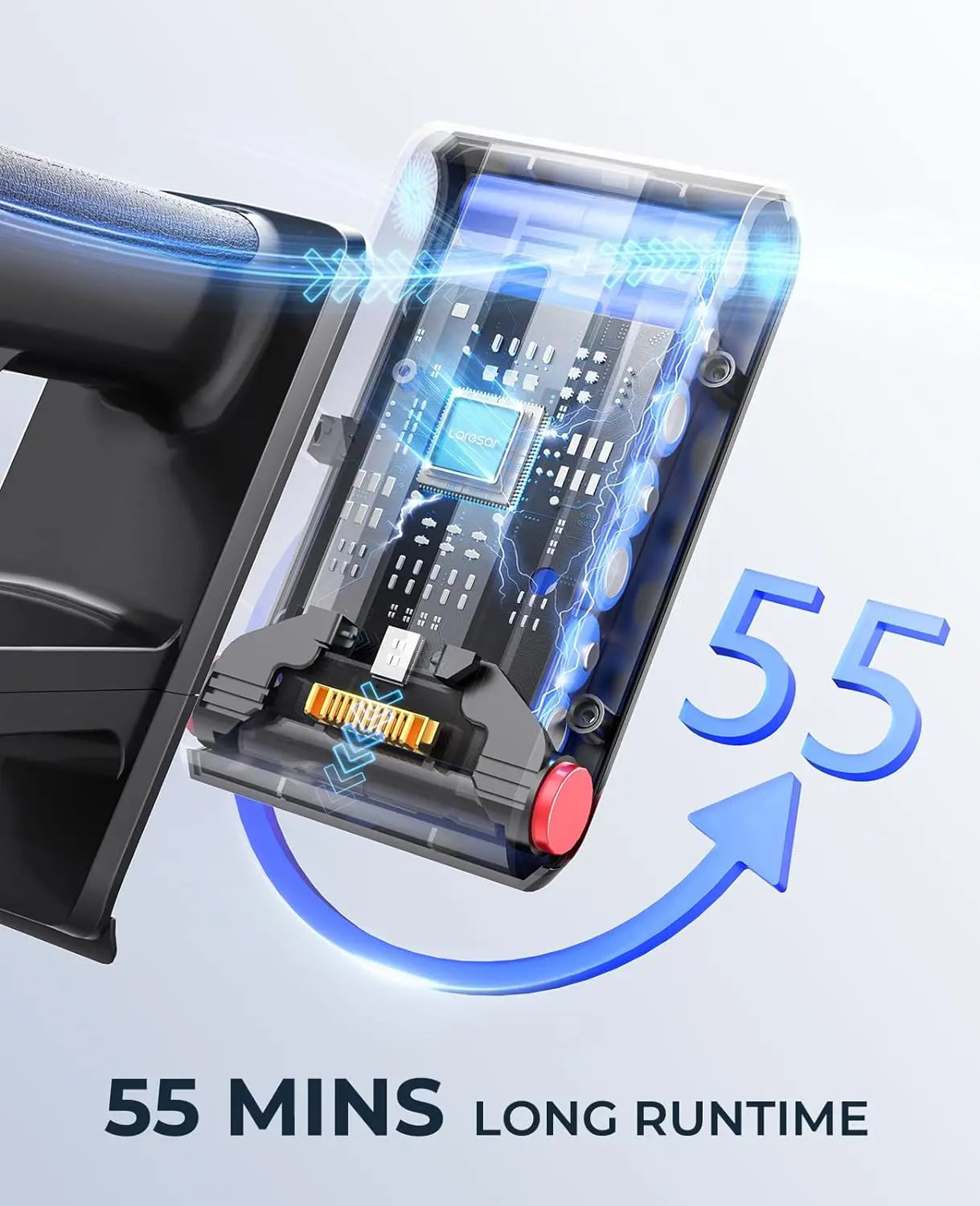Laresar Elite 8 Cordless Vacuum Cleaner with Touch Screen