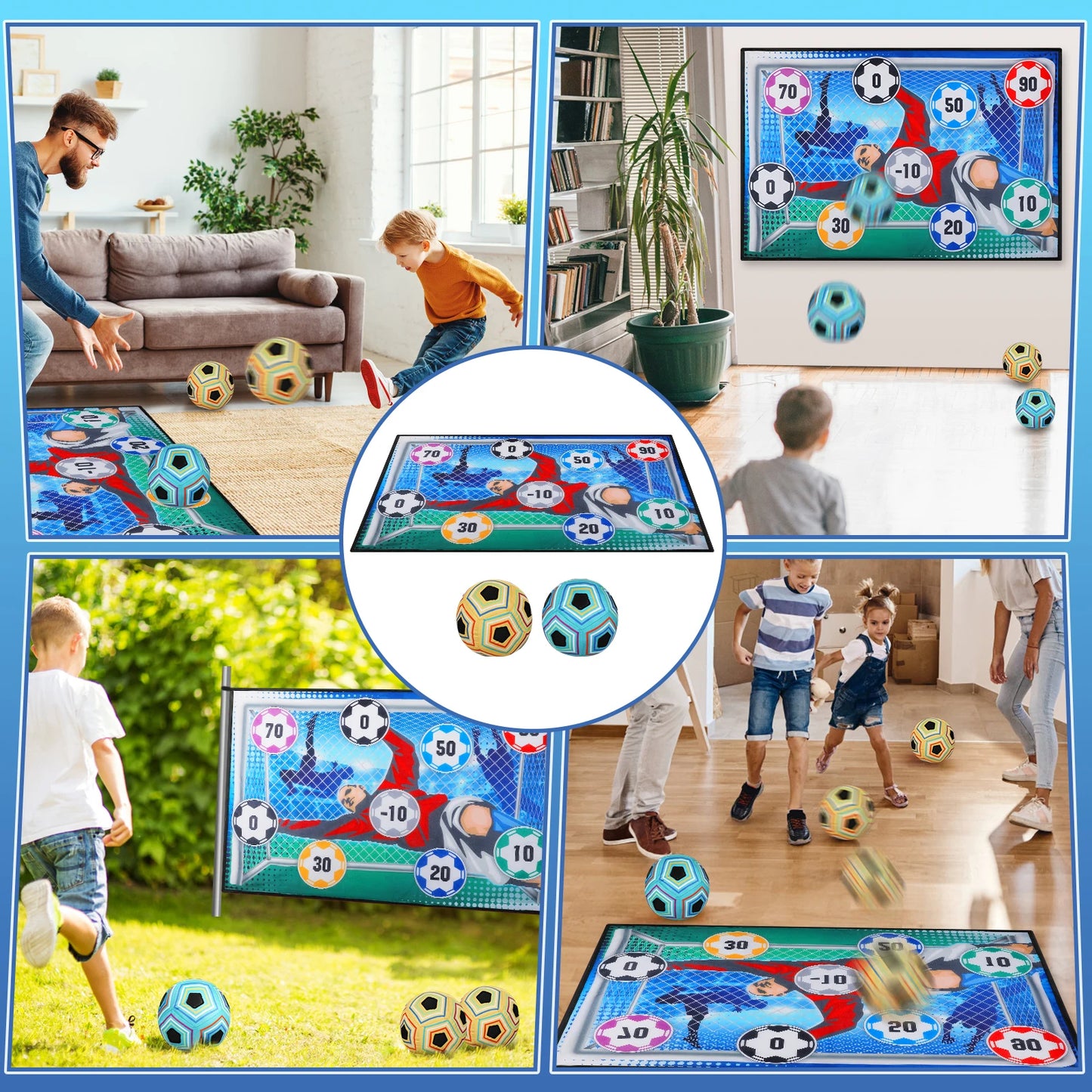 VATOS Football Ball Game Set For Kids Indoor Outdoor