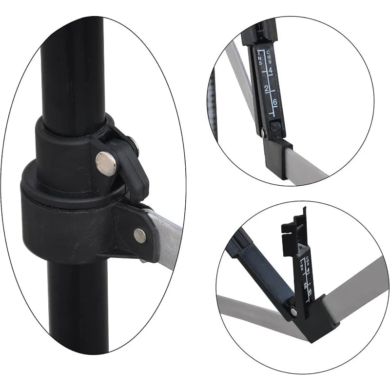Adjustable Female Fabric Mannequin Dress Form with Tripod Stand