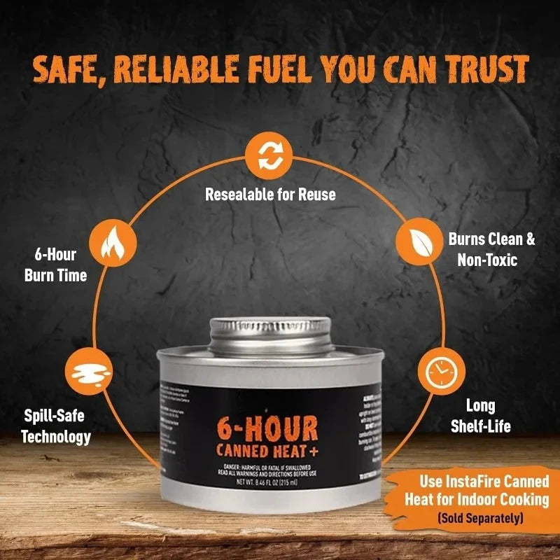 Compact Self-Powered Camping Heater and Stove for Emergencies