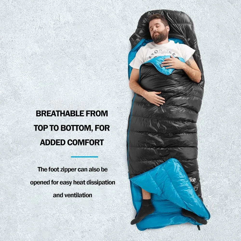 Hign-Con Concerned Ultralight Down Cold Weather Sleeping Bag