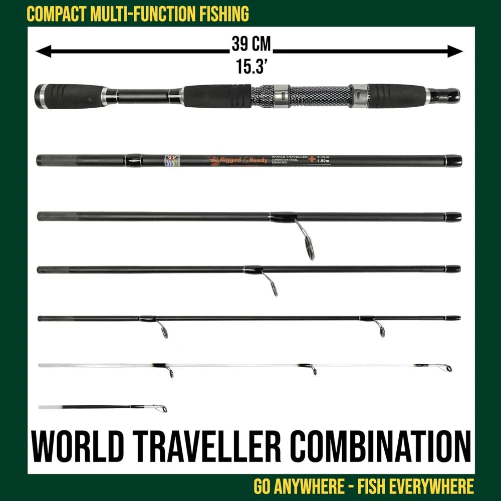 Travel Fishing Rod and Reel Collection by NoEnName