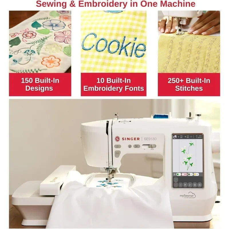 Home SE9180 Sewing and Embroidery Machine with Accessory Kit