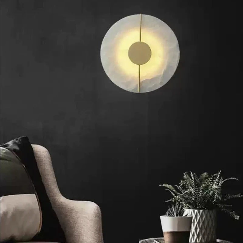 Modern Creative Marble Wall Lamp by NoEnName