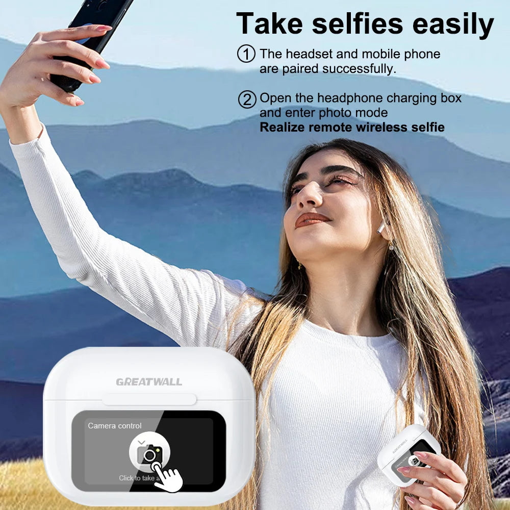 GreatWall Wireless Bluetooth Earphones with Active Noise Cancelling