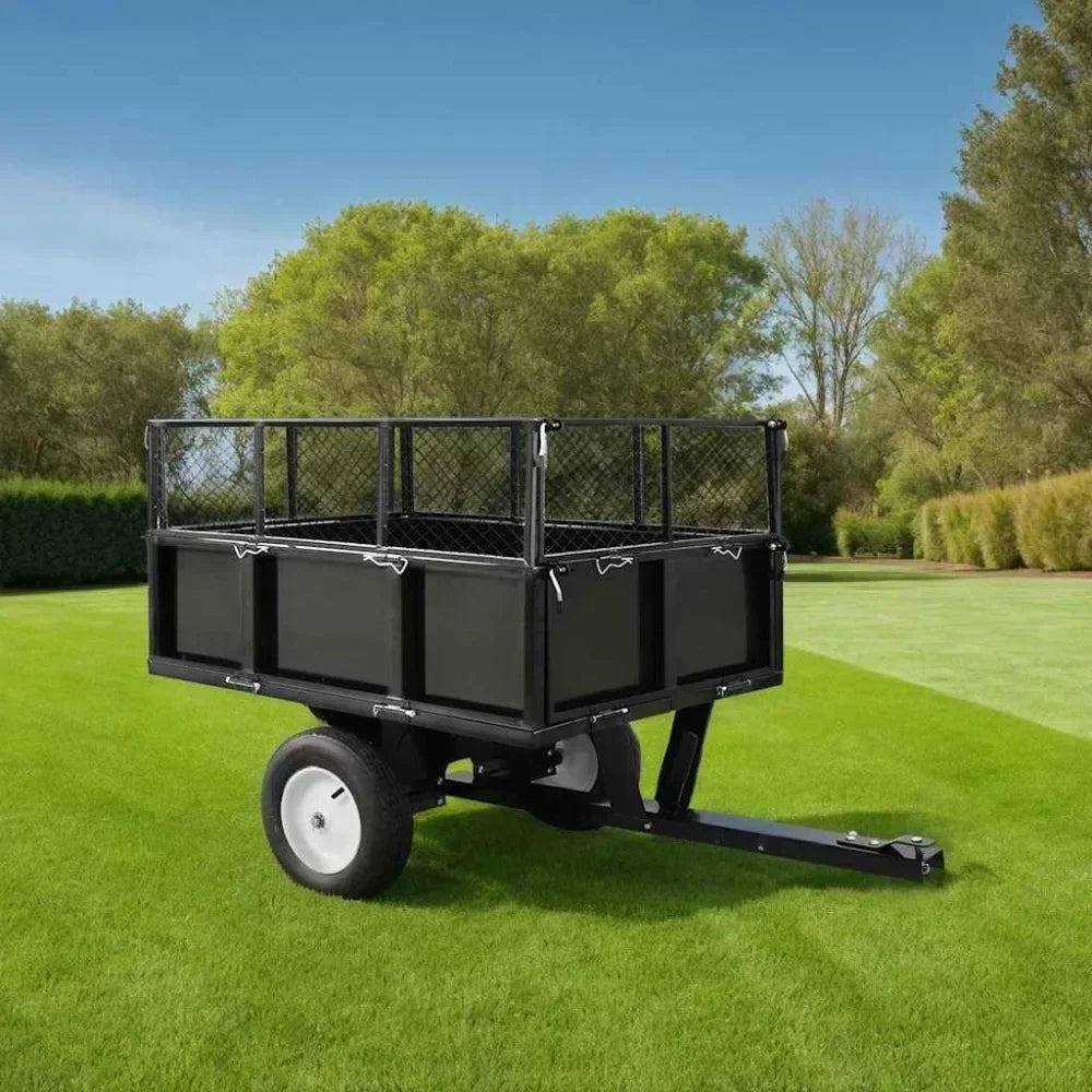Tipping Trailer for Lawn Mower by NoEnName