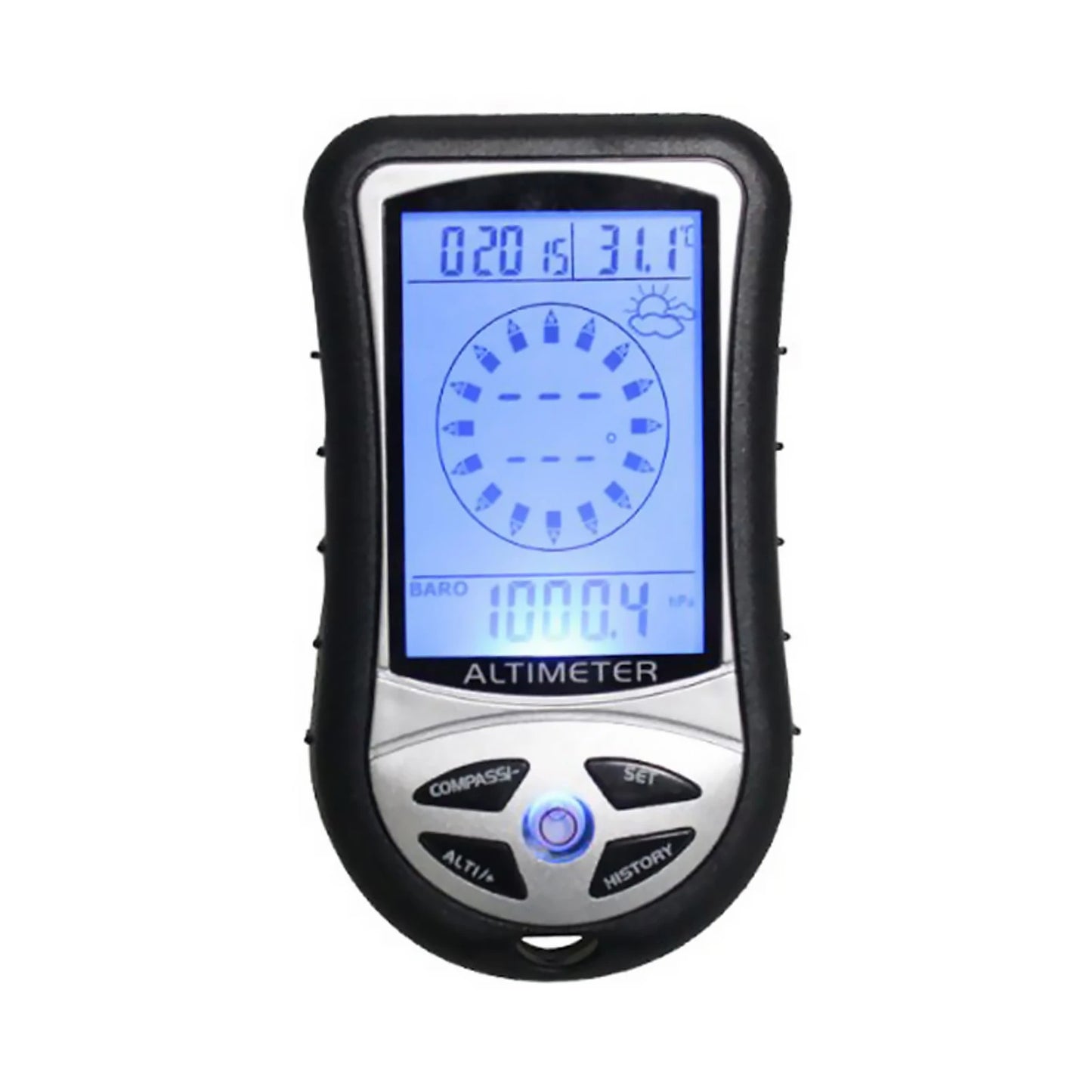 8 in 1 Handheld Digital Altimeter Compass Thermometer for Outdoors