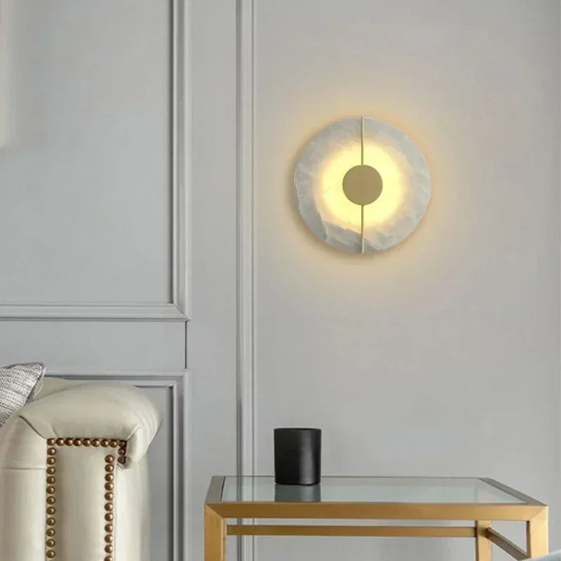 Modern Creative Marble Wall Lamp by NoEnName